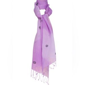 Cotton Silk scarf .